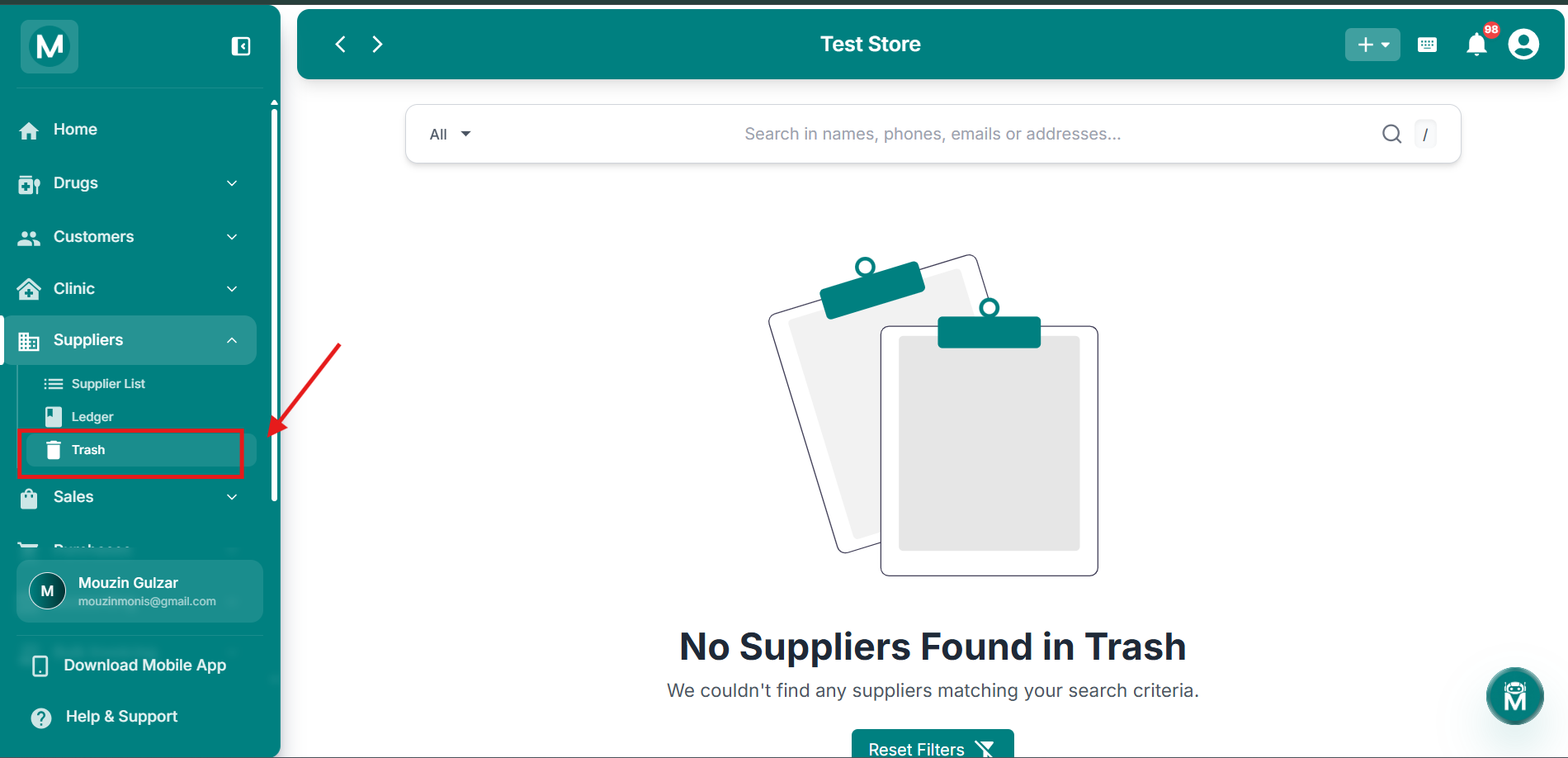 Supplier Trash